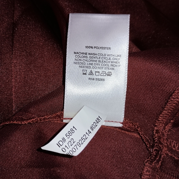 Express Rust colored Belted Long Leg Jumpsuit Jumper. - Picture 8 of 9